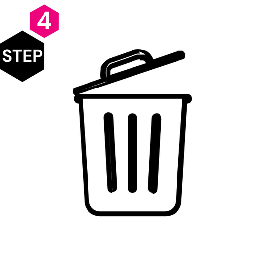 Step 4 - Discard of the Pouch