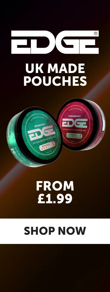 EDGE Nicotine Pouches From £1.99 Promotional Card