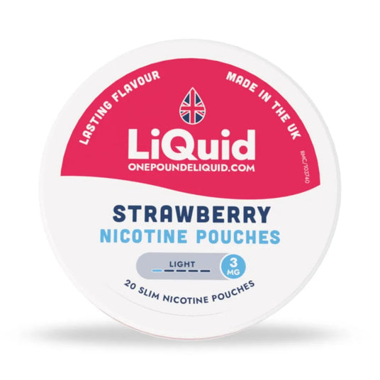 LiQuid UK Nicotine Pouch Strawberry 3mg