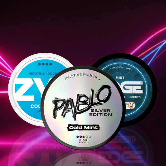 ZYN, EDGE and Pablo Mint Nicotine Pouches