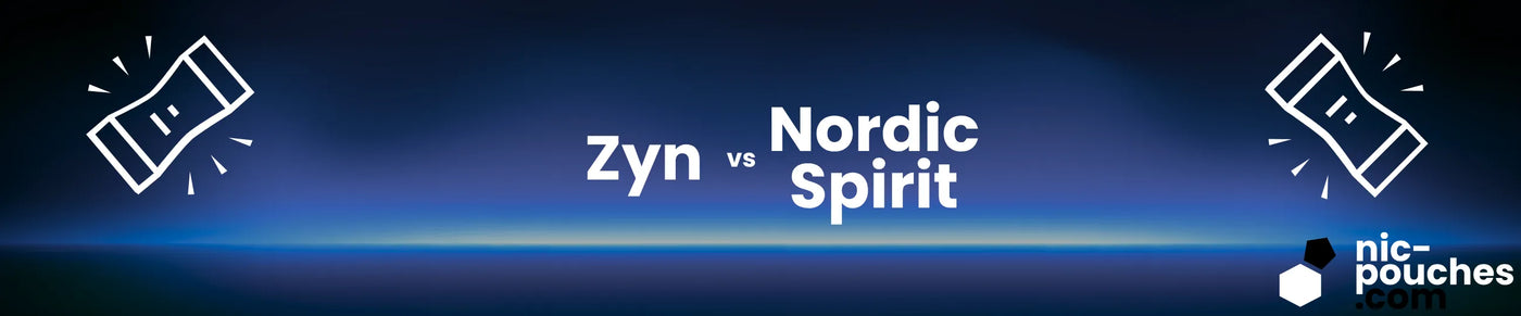 ZYN vs Nordic Spirit Nicotine Pouches Blog Banner