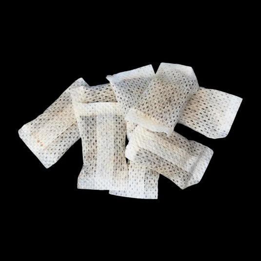 Snus Pouches On A Black Background