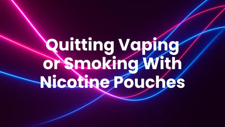 Quitting Vaping or Smoking With Nicotine Pouches