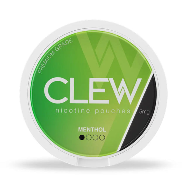 Buy CLEW UK Nicotine Pouch Menthol 5mg