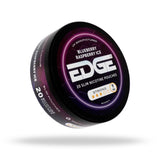 Edge Blueberry Raspberry Ice nicotine pouches packaging on a white background