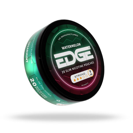 EDGE Watermelon Nicotine Pouches on a white background