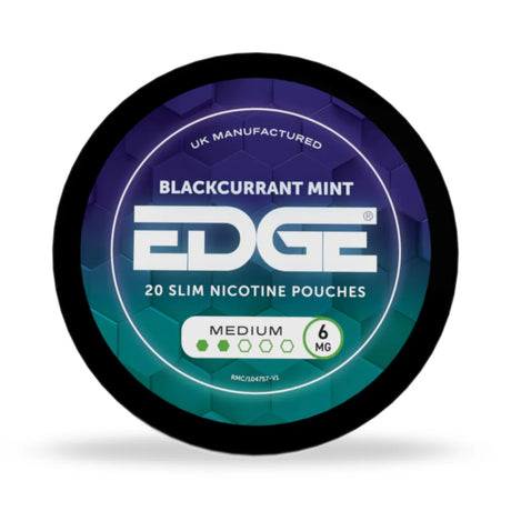 EDGE Blackcurrant Mint Nicotine Pouches - 6mg
