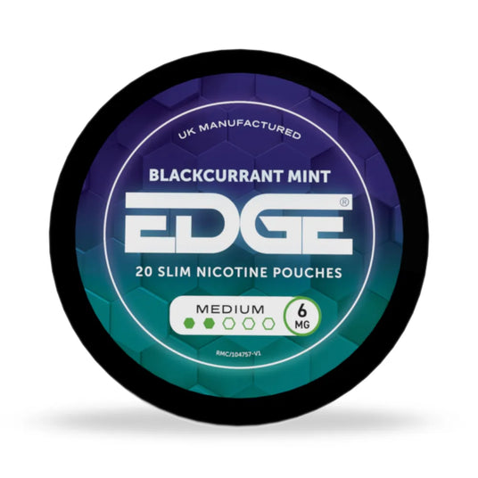EDGE Blackcurrant Mint Nicotine Pouches - 6mg