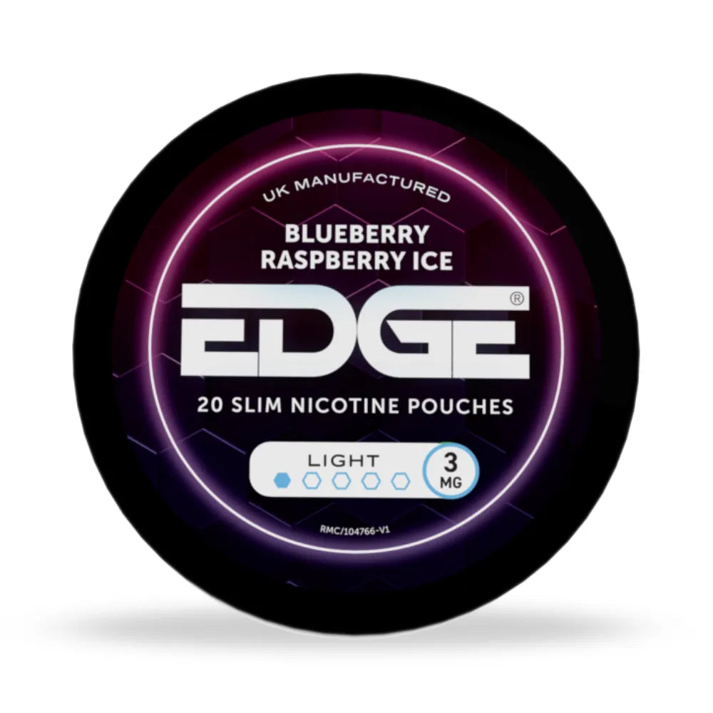 EDGE Blueberry Raspberry Ice Nicotine Pouches - 3mg