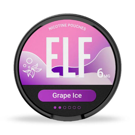 ELF Nicotine Pouches - Grape Ice - 6mg