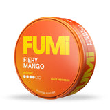 FUMi Fiery Mango Nicotine Pouches - Angled Image