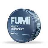 FUMi Minty Blueberry Nicotine Pouches - Angled Image