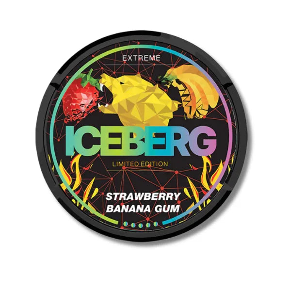 Iceberg Strawberry Banana Gum Nicotine Pouches