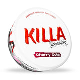 Killa Exclusive Cherry Cola product packaging on a white background