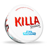 Killa Exclusive Blue Raspberry product packaging on a white background