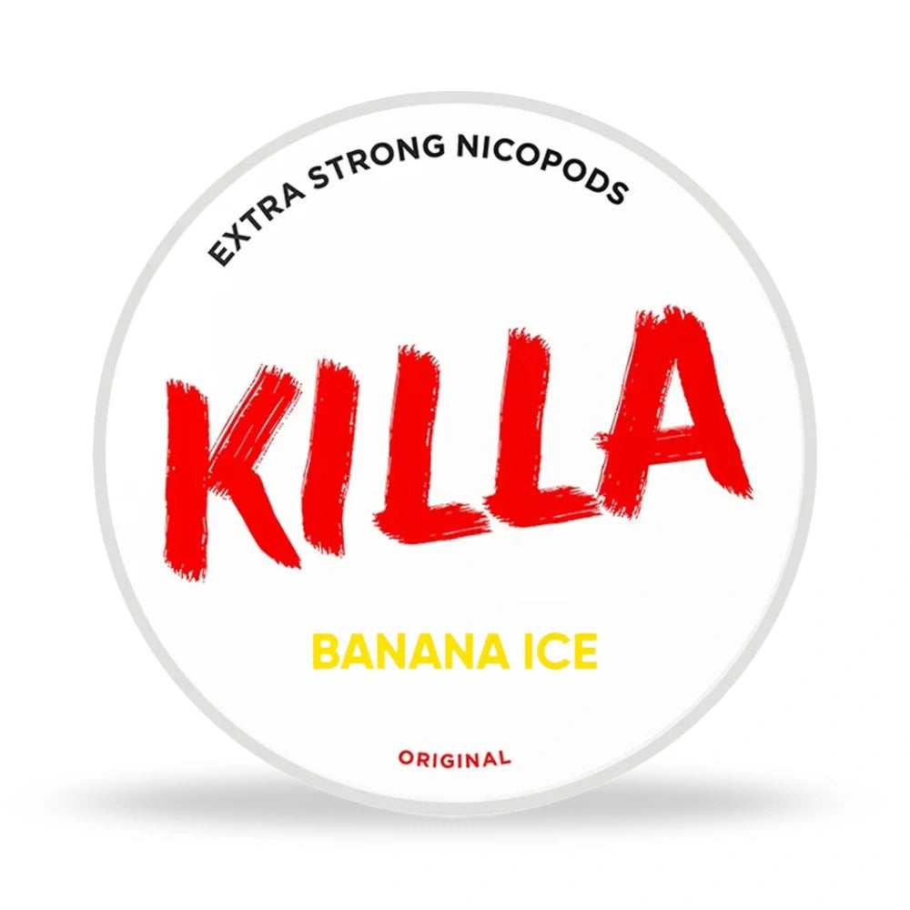 Buy KILLA UK Nicotine Pouch Banana Ice 13.2mg