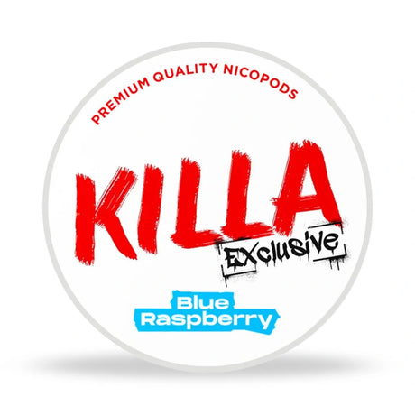 Buy KILLA UK Nicotine Pouch Blue Raspberry 13.2mg