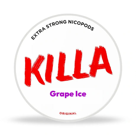 Buy KILLA UK Nicotine Pouch Grape Ice 13.2mg