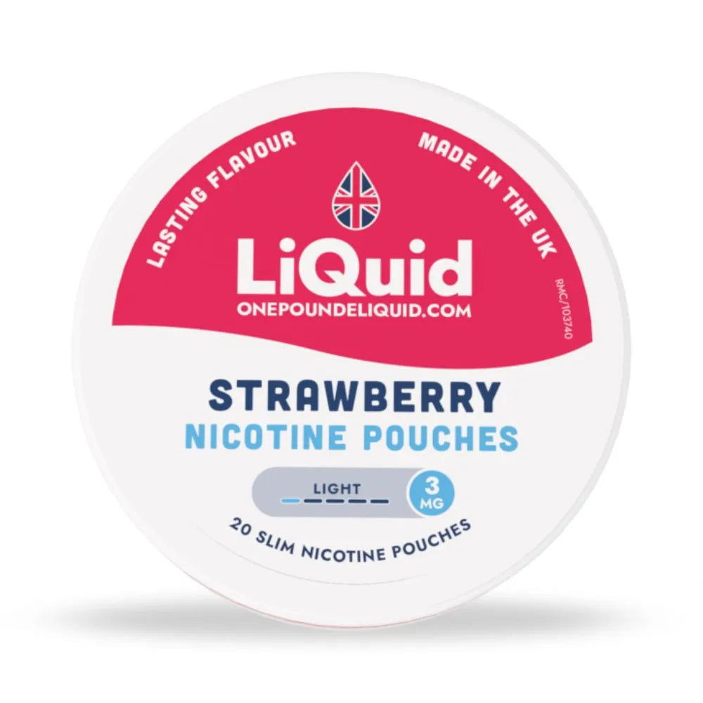 LiQuid UK Nicotine Pouch Strawberry 3mg