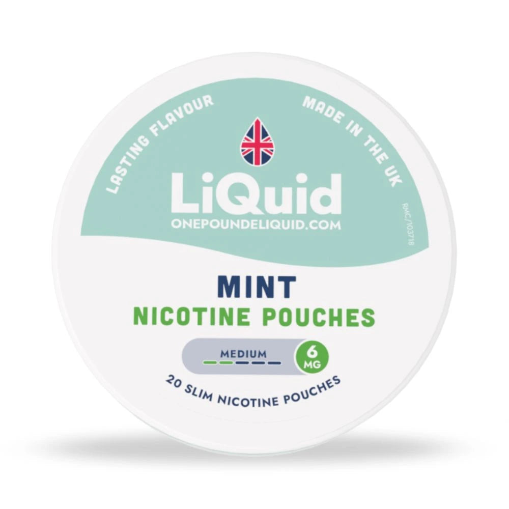 LiQuid UK Nicotine Pouch Mint 6mg