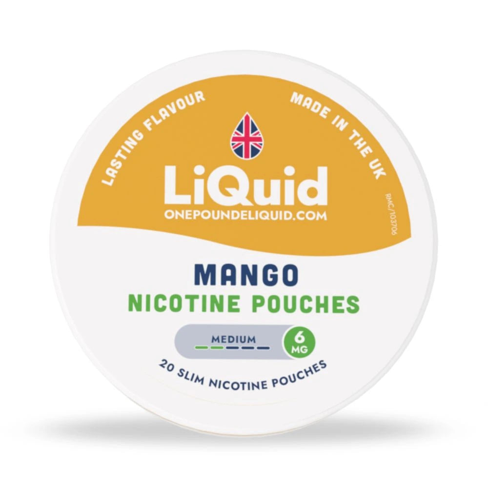 LiQuid UK Nicotine Pouch Mango 6mg