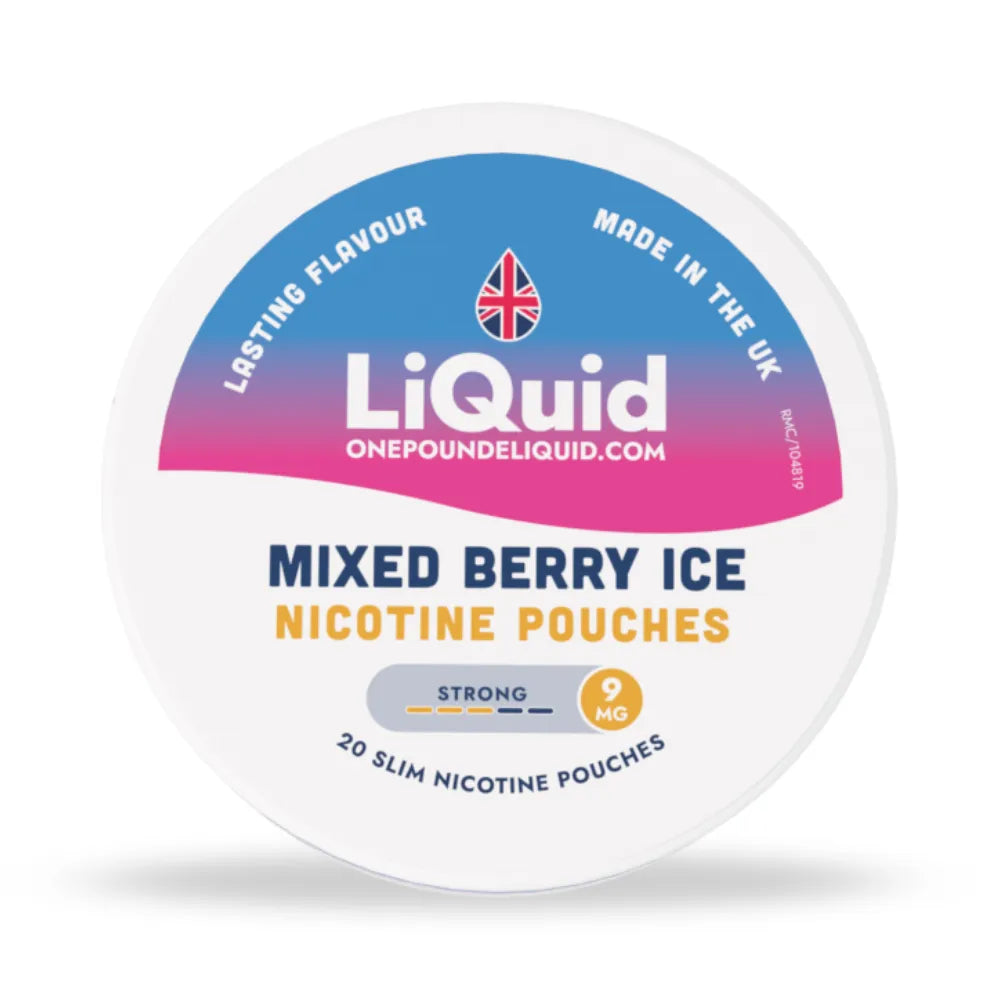 LiQuid Mixed Berry Ice Ice Nicotine Pouches - 9mg