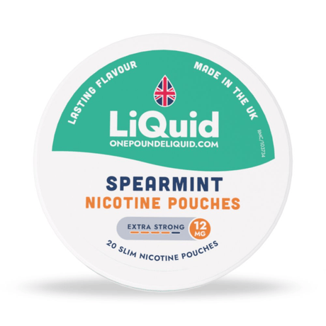 LiQuid UK Nicotine Pouch Spearmint 12mg
