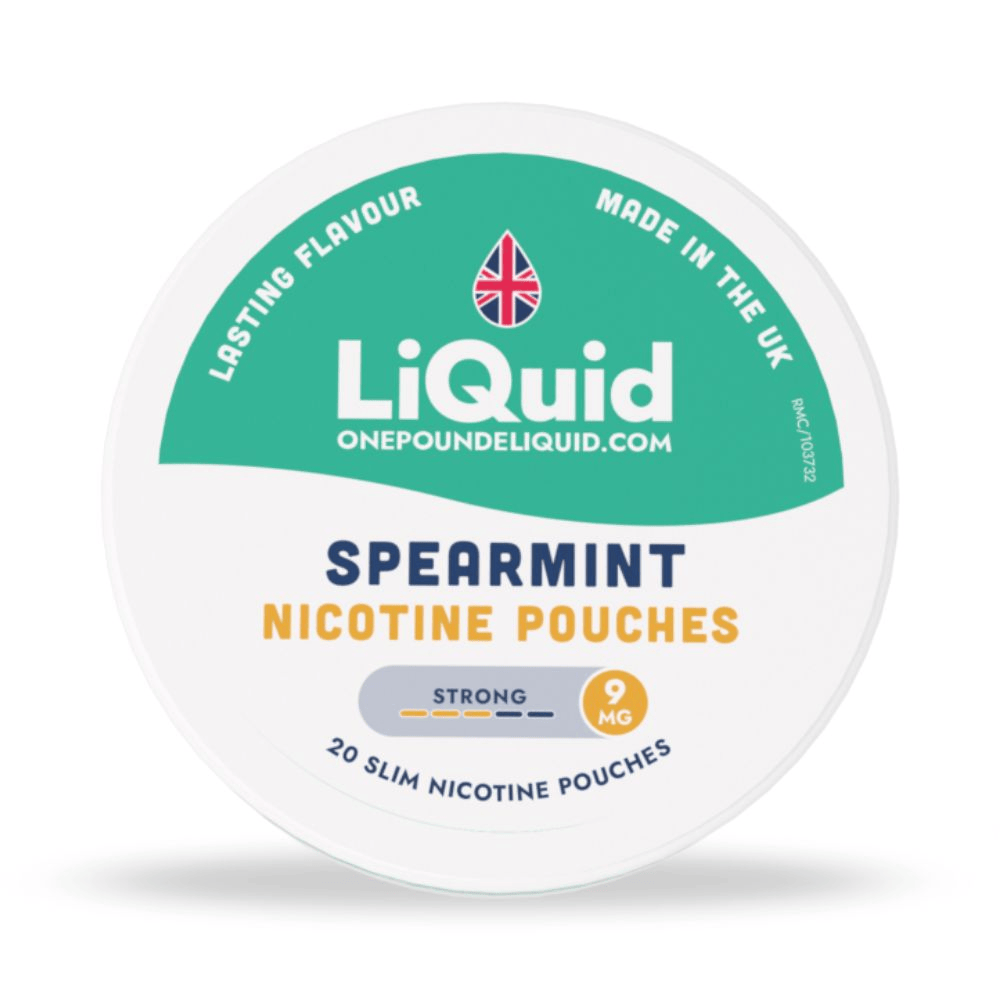 LiQuid UK Nicotine Pouch Spearmint 9mg