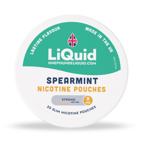 LiQuid UK Nicotine Pouch Spearmint 9mg