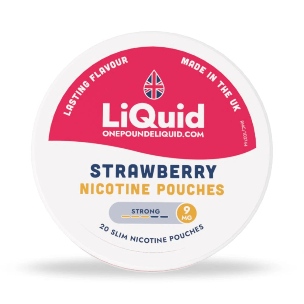 LiQuid UK Nicotine Pouch Strawberry 9mg
