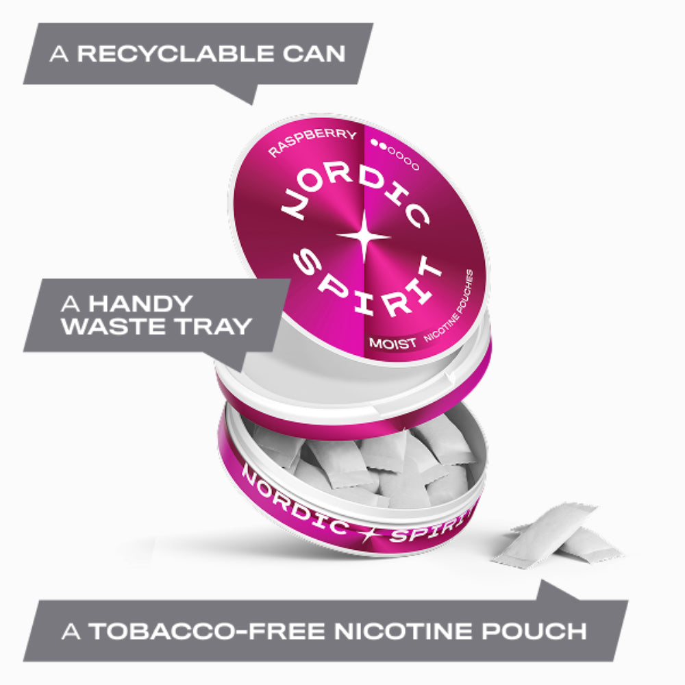 Nordic Spirit Raspberry Nicotine Pouch