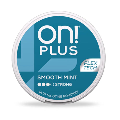 On! Plus Smooth Mint Nicotine Pouches - Strong