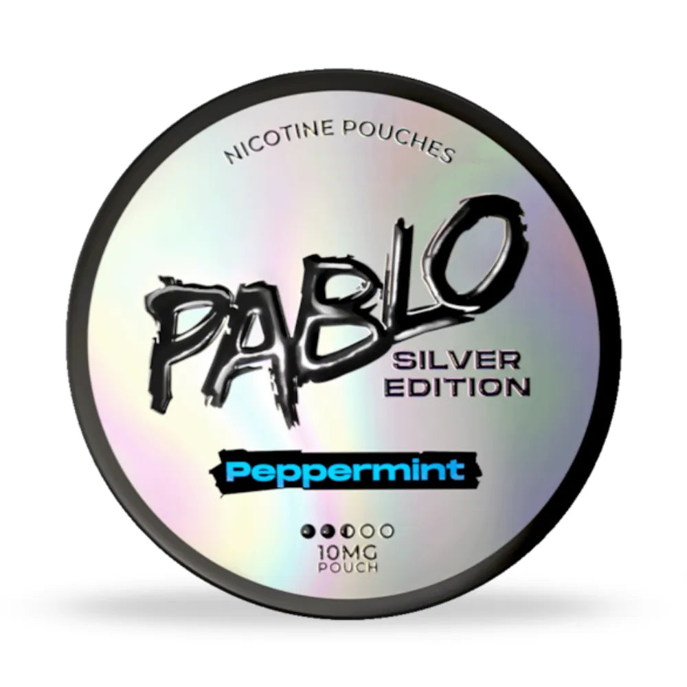 Pablo Silver Edition Peppermint Nicotine Pouches