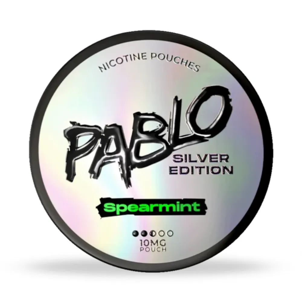 Pablo Silver Edition Spearmint Nicotine Pouches