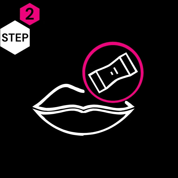 How to use a nicotine pouch - Step 2