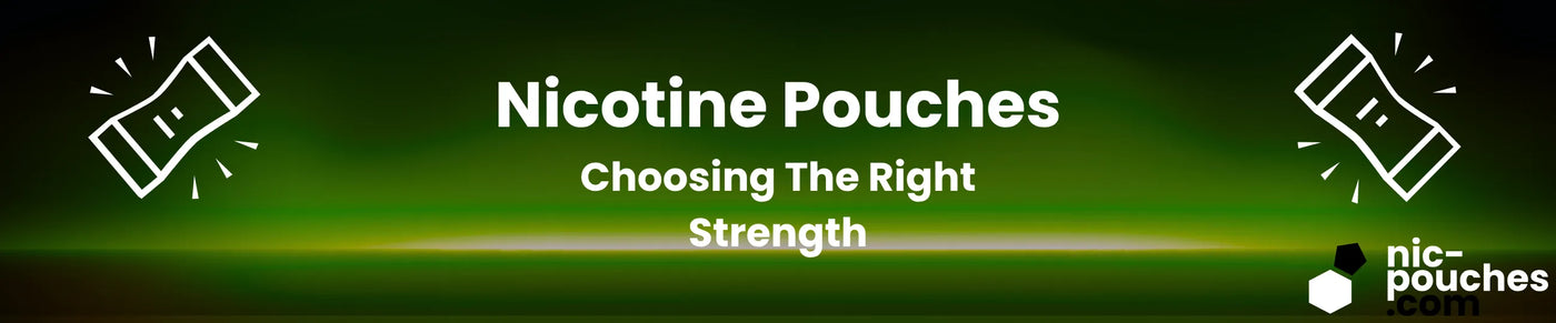Choosing The Right Nicotine Pouch Strength Blog Banner