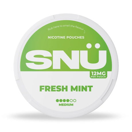 Buy SNU UK Nicotine Pouch Fresh Mint 12mg