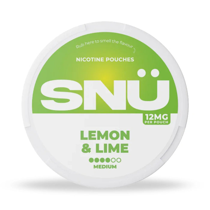 SNU UK Nicotine Pouch Lemon Lime 12mg