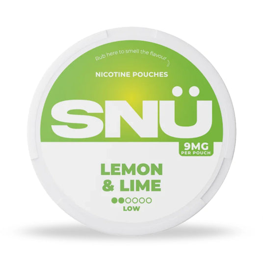 SNU UK Nicotine Pouch Lemon Lime 9mg