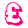 Pound symbol icon on a white background.