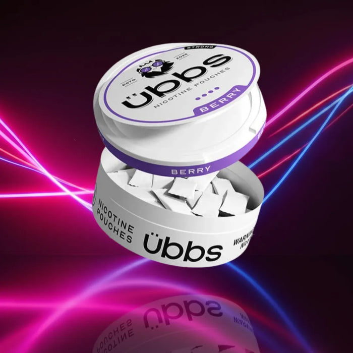 UBBS Berry Nicotine Pouch Can - Open