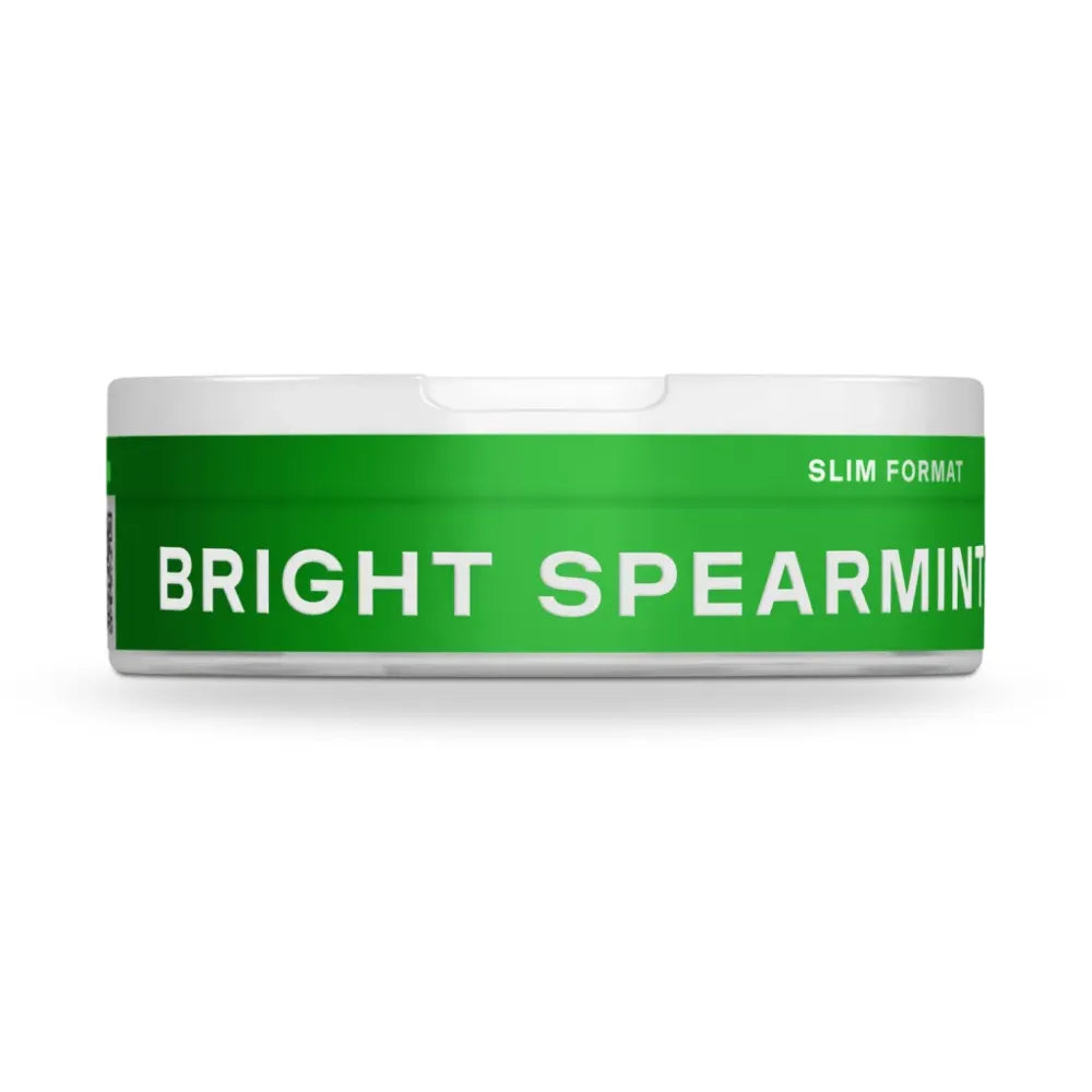 Velo Bright Spearmint Nic Pouches - Side View