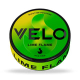 Velo Lime Flame Nic Pouches - Angled View