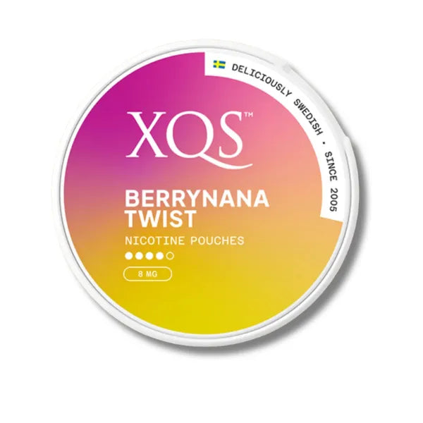 XQS BerryNana Twist Nicotine Pouches
