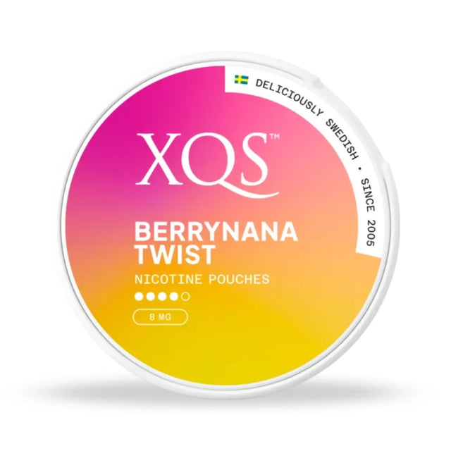 XQS BerryNana Nic Pouches - 8mg Strength