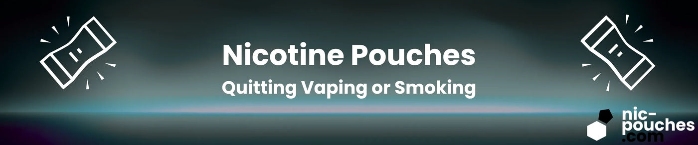 Nicotine Pouches For Quitting Smoking Or Vaping Banner